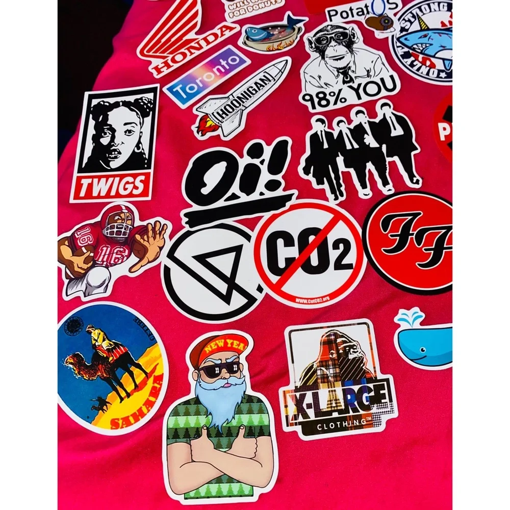 Lot of Mixed Random Water Bottle Laptop Fun & Cool Stickers